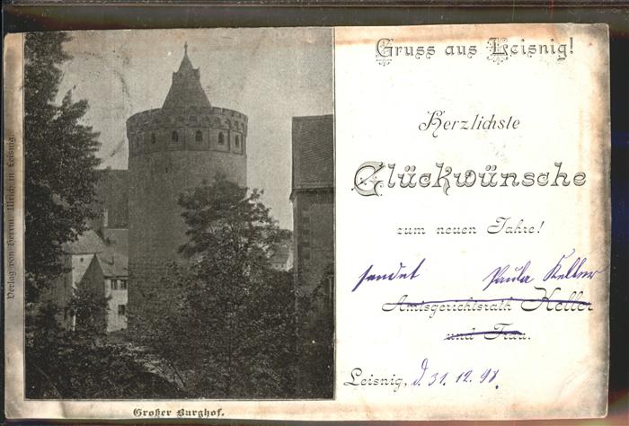 Leisnig Großer Burghof