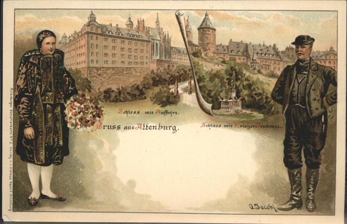 Altenburg Thueringen Schloss Kriegerdenkmal