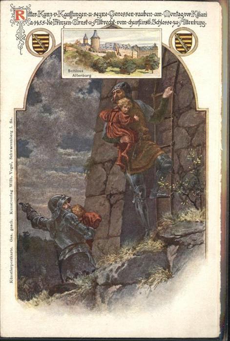 Altenburg Thueringen Schloss Altenburg Ritterraub Ernst u. A