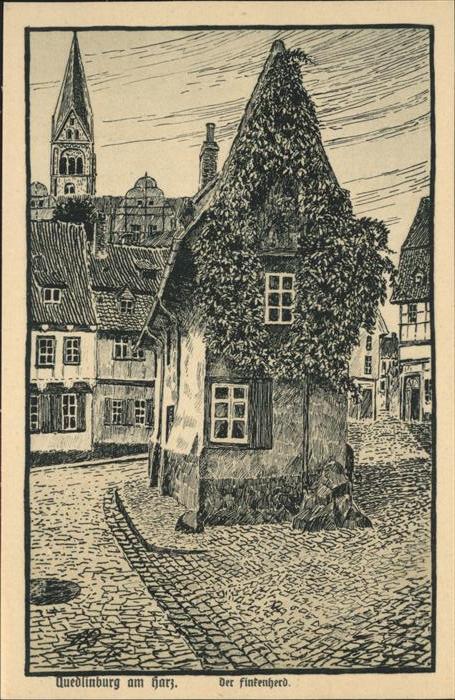 Quedlinburg Harz Der Finkenherd