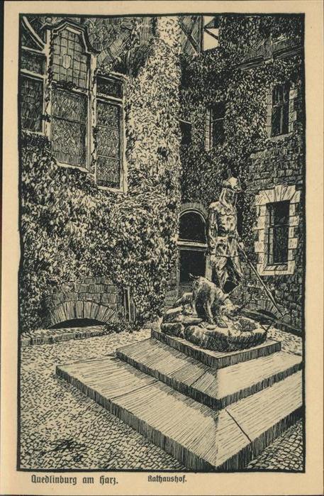 Quedlinburg Harz Rathaushof