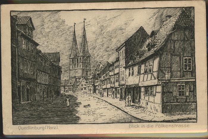 Quedlinburg Harz Poelkenstrasse