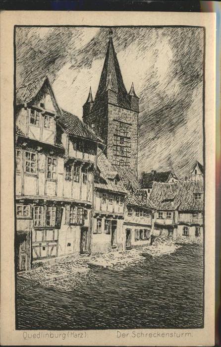 Quedlinburg Harz Der Schreckensturm