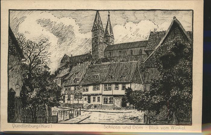 Quedlinburg Harz Schloss Dom