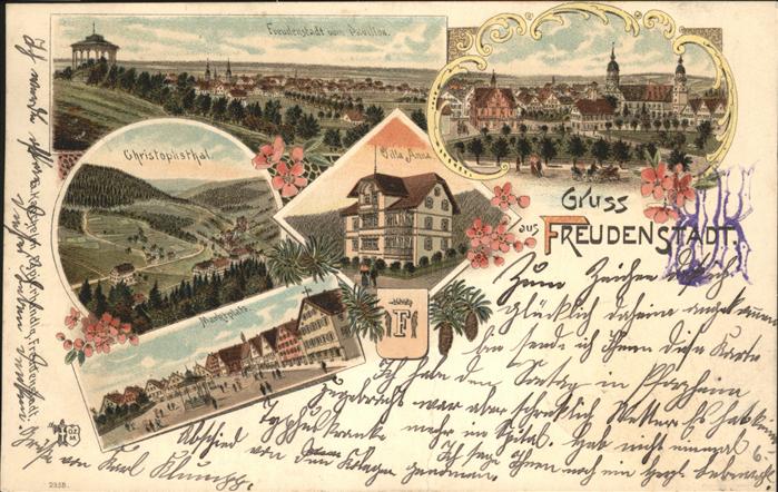 Freudenstadt Christophsthal Villa Anna Marktplatz