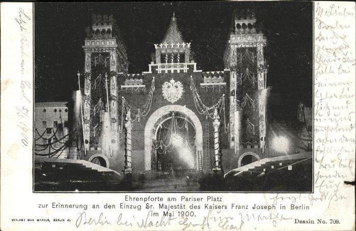 Berlin Ehrenpforte Pariser Platz