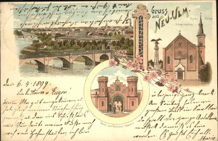 Neu-Ulm Kath. Kirche Kriegerdenkmal Friedens-Ka