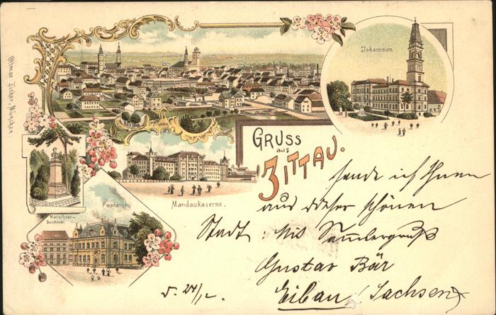 Zittau Johanneum Postamt Mandaukaserne