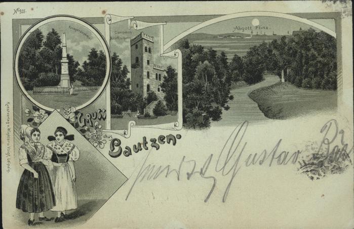 Bautzen Kriegerdenkmal Czorneboh Abgott Flinz