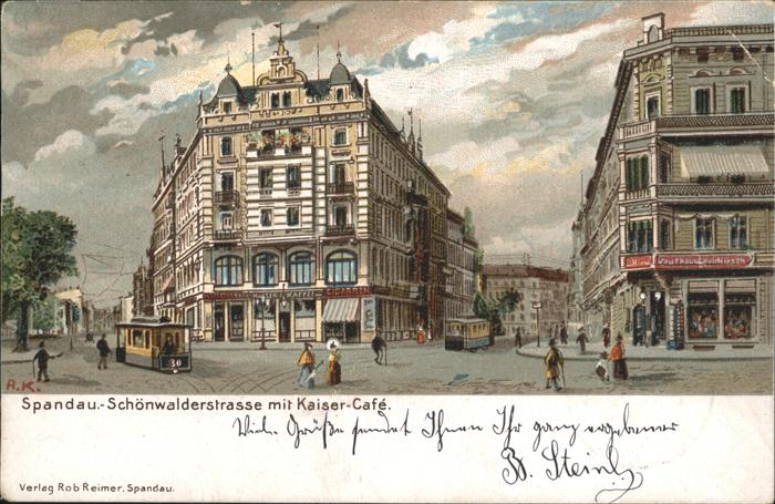 Spandau Schönwalderstrasse Straßenbahn