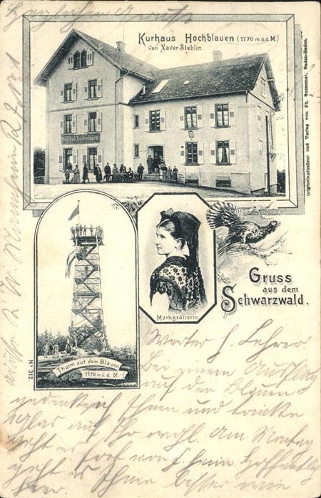 Hochblauen Kurhaus Markgräflerin Turm