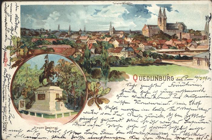 Quedlinburg Harz Sieges-Denkmal