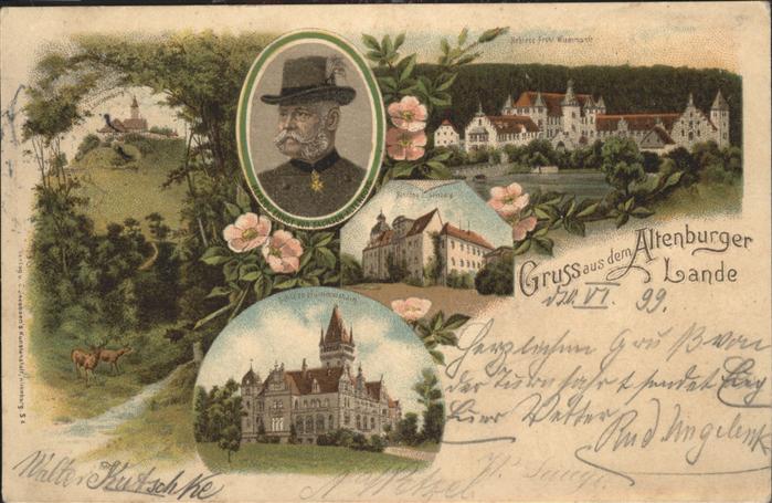 Altenburg Thueringen Schloss Frohe Wiederkunft Schloss Humme