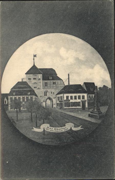 Leisnig Das Obertor 1853