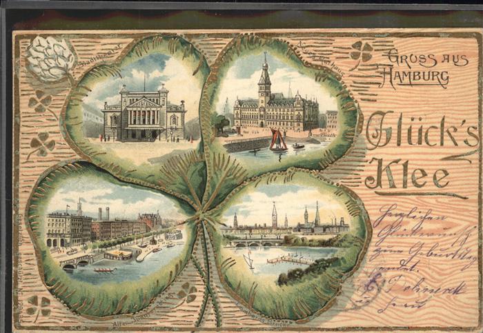 Hamburg Stadttheater Neues Rathaus Alter Jungfe