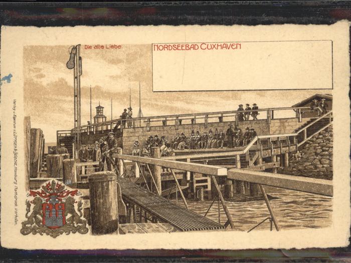 Cuxhaven Nordseebad Die alte Liebe