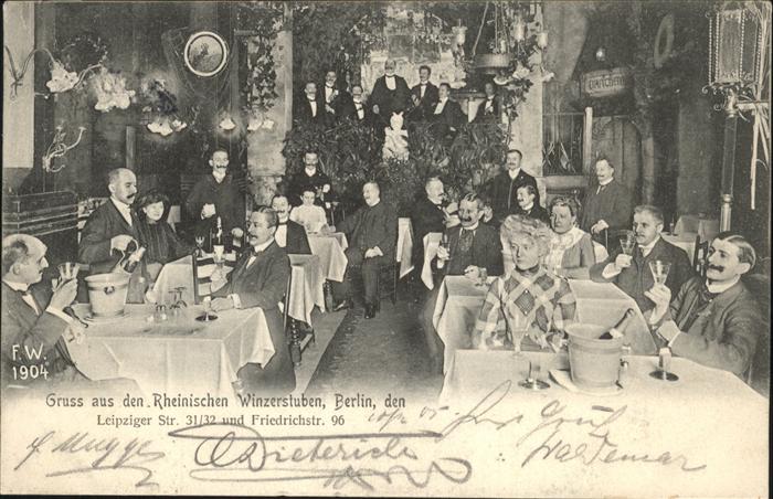 Berlin Rheinische Winzerstuben