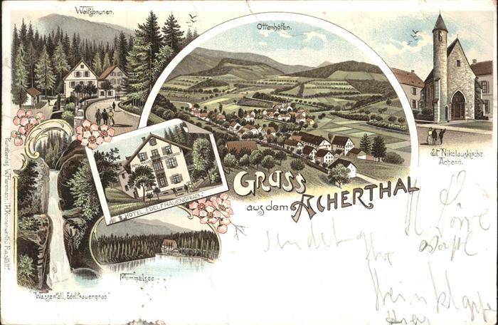 Achern Baden Wolfsbrunnen Ottenhöfen St. Nikolauskir