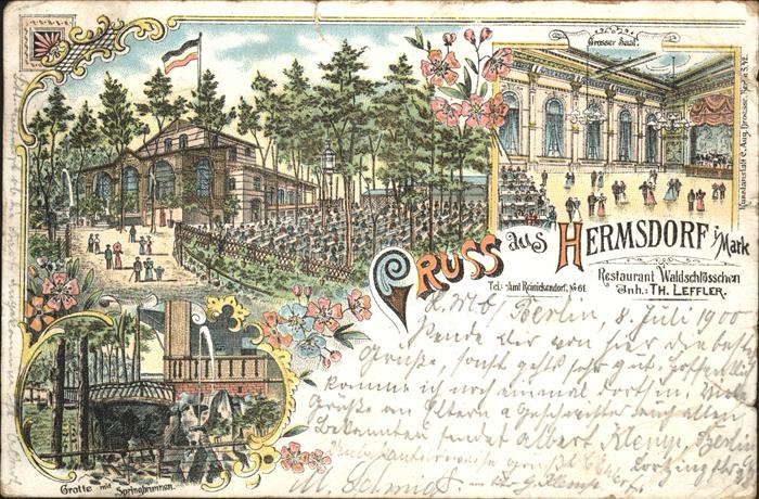 Hermsdorf Berlin Restaurant Waldschlösschen