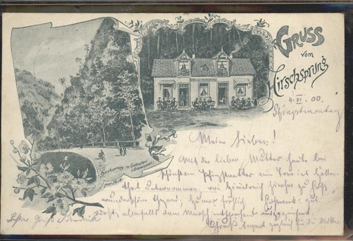 Hoellental Schwarzwald Hirschsprung