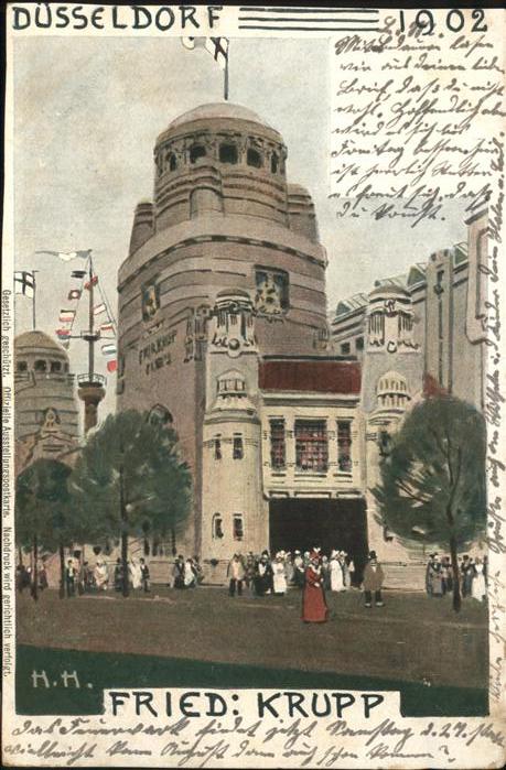 Ausstellung Industrie Gewerbe Kunst Dues Friedrich Krupp