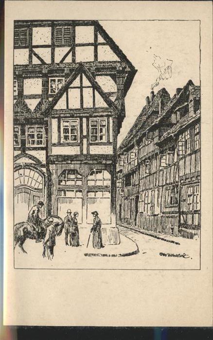 Ubbelohde Otto Hameln Ecke Bäcker Altenmarktstrasse