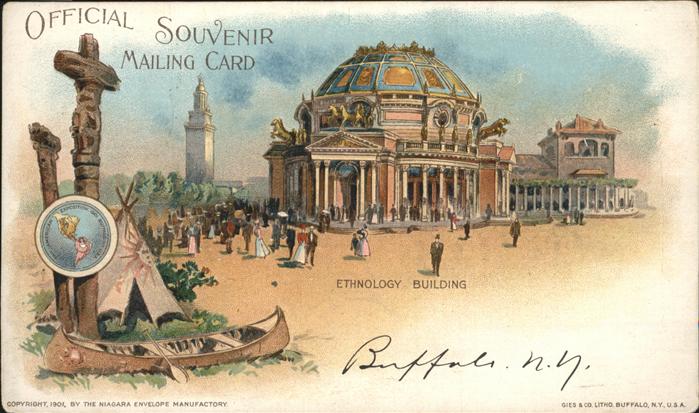 Exposition Pan-American 1901 Buffalo NY Ethnology building