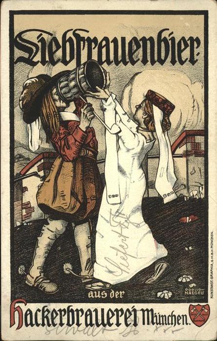 Brauerei Brewery Liebfrauenbier Hackerbrauerei München