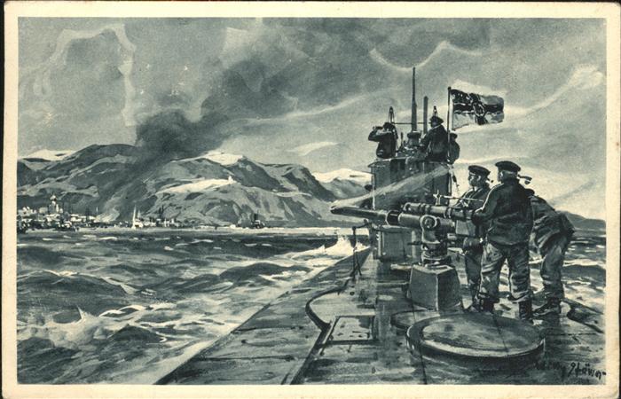 Stoewer Willy Tegel U-Boot Beschießung von Alexandrowsk