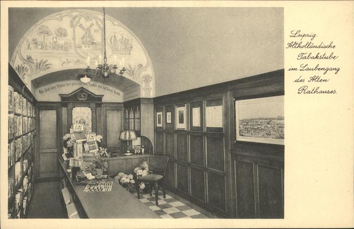 Tabak Stube Zigarrenhaus Rathaus Leipzig