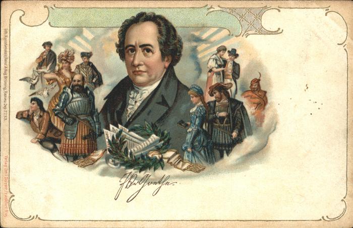 Goethe Johann Wolfgang von Litho