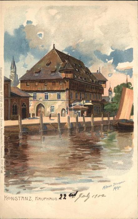 Diemer Zeno Litho Konstanz Kaufhaus Nr. 2212