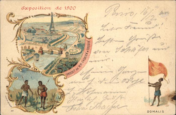 Exposition Universelle Paris 1900 Somalis
