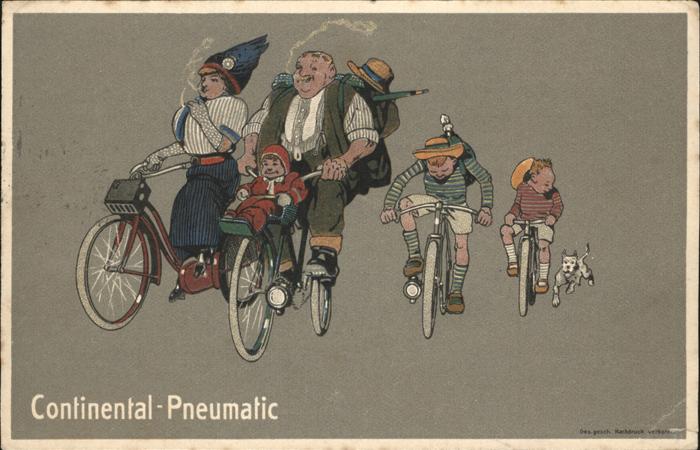 Continental Pneumatic Fahrräder Hund Zigarette