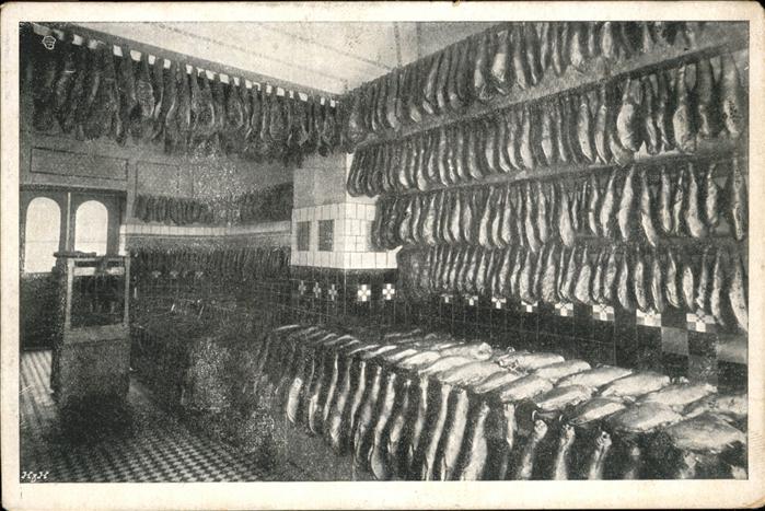 Fleischerei Schlachterei Metzgerei Schinken Expedition Josef Beranek Prag