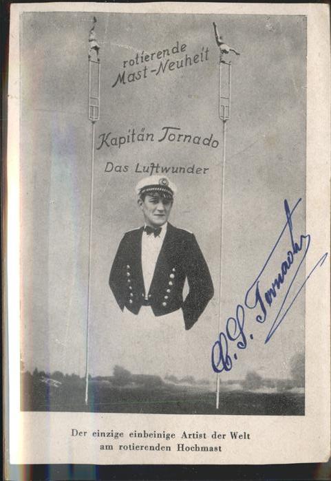 Artistik Zirkus Artistique Cirque Circ-- Kapitaen Tornado Hochmast