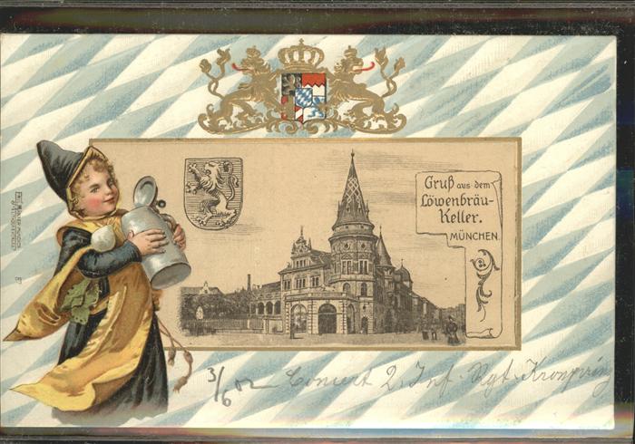 Muenchner Kindl Löwenkeller München Wappen
