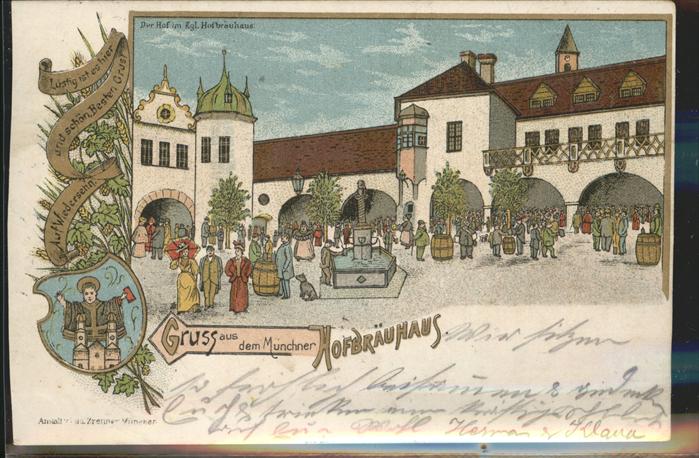 Hofbraeuhaus Muenchen Bier Münchner Kindl