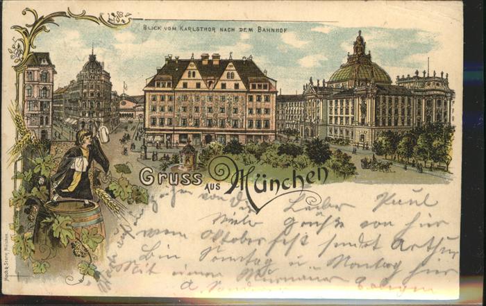 Muenchner Kindl Karlstor Bahnhof