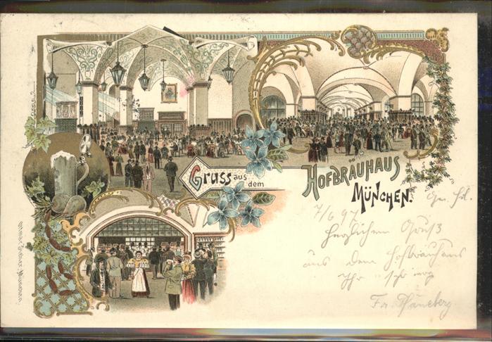 Hofbraeuhaus Muenchen Bier Verlag Ottmar Zieher