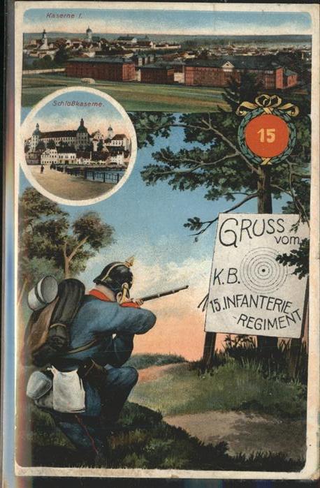 Infanterie Jaeger zu Fuss WK1 15. Regiment Kaserne