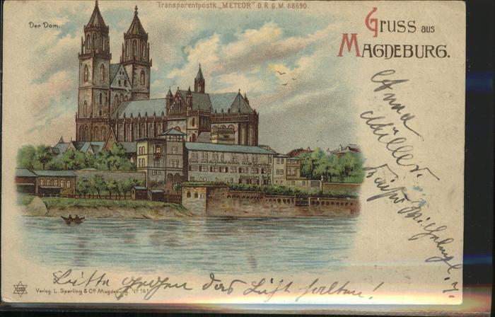 METEOR Hold to Light Nr. No. 141 Magdeburg Dom