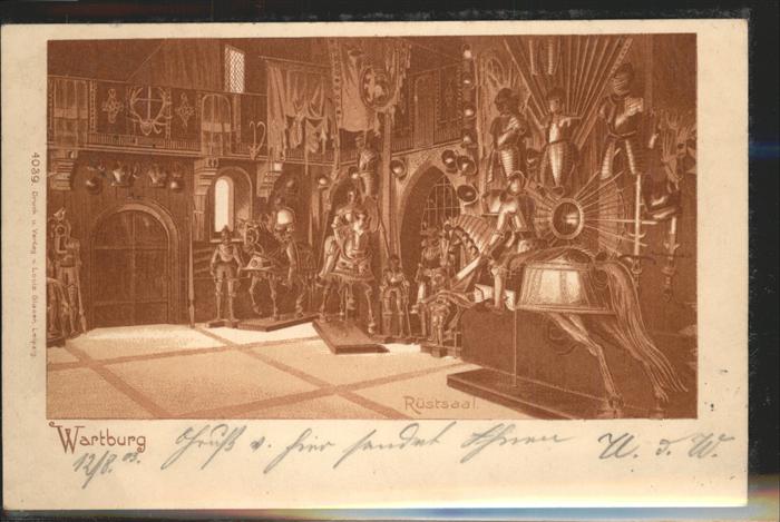 Rittertum Mittelalter Wartburg Rüstsaal