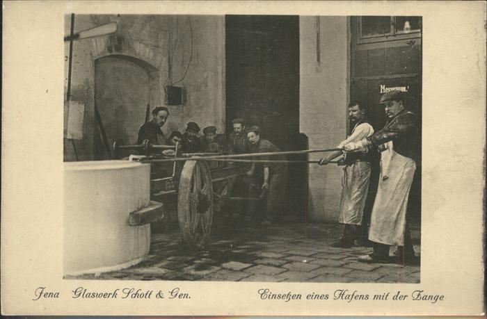 Glashandwerk Jena Schott & Gen. Hafen Zange