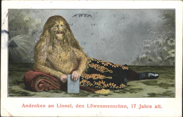 Kuriosum Lionel Löwenmensch
