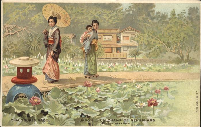 Blumen Japan Champ de Nenuphars Chaussures Rao