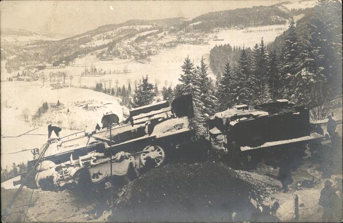 Eisenbahn Unglück Lokomotive Tender