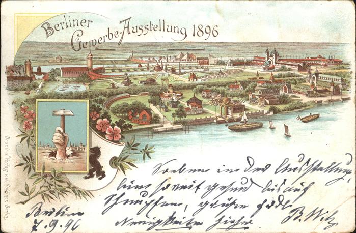 Ausstellung Gewerbe Berlin 1896