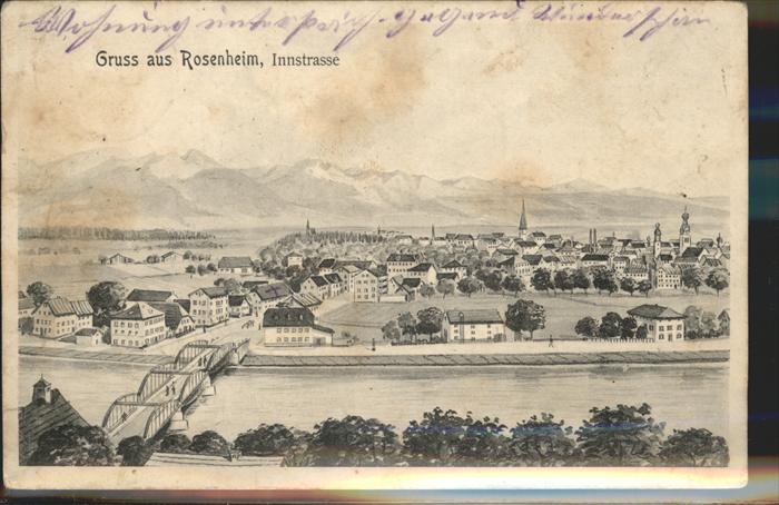 Verlag Pernat Nr. 3063 Rosenheim Innstrasse