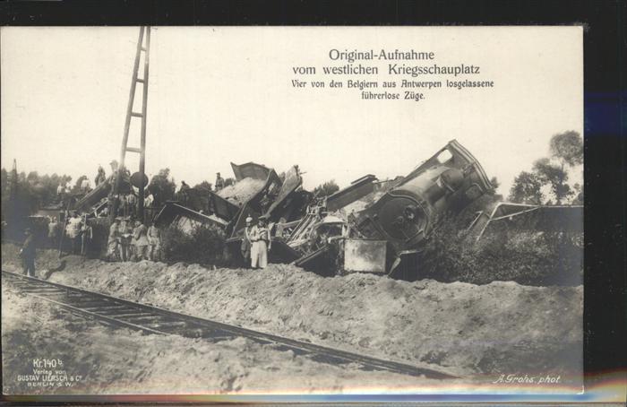 Eisenbahn Antwerpen Kriegsschauplatz Kriegskarte